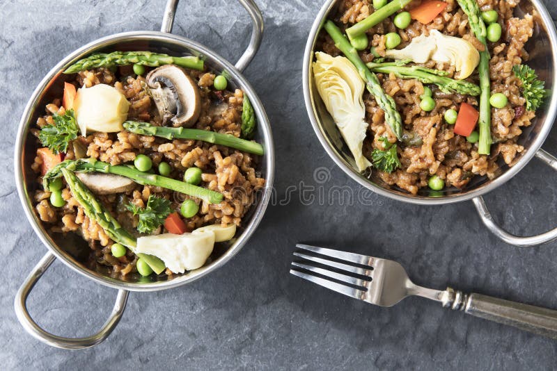 Υγιές Vegan Paella στοκ φωτογραφίες με δικαίωμα ελεύθερης χρήσης Υγιές Vegan Paella στοκ φωτογραφίες με δικαίωμα ελεύθερης χρήσης