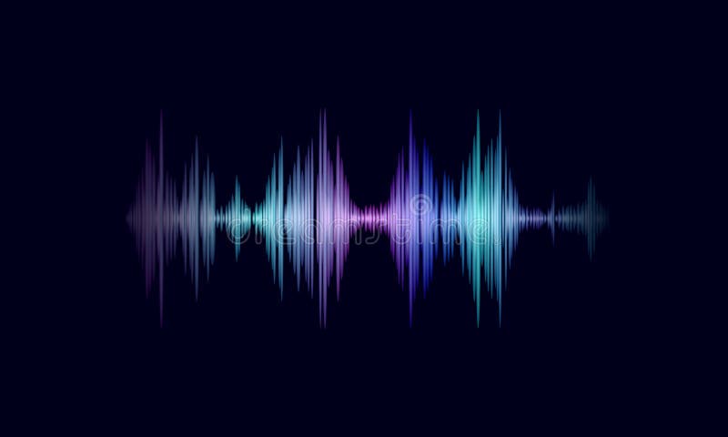 Υγιής ταλαντεμένος μουσική πυράκτωσης κυμάτων ζωηρόχρωμη Βοηθητικό κυματοειδές τεχνολογίας φωνής αναγνώρισης Ακουστικός εξισωτής