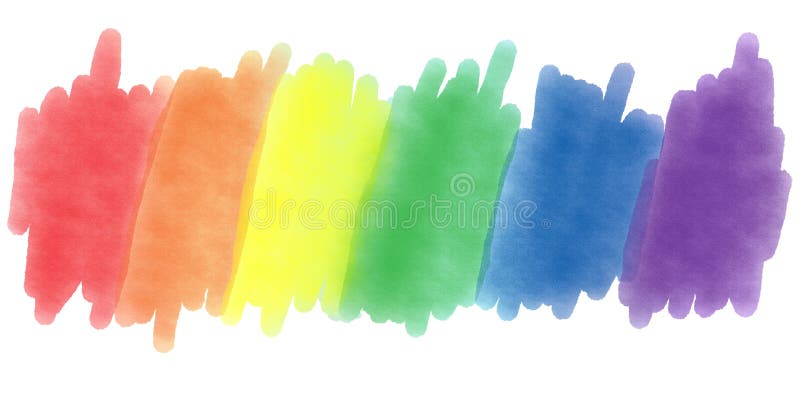Υπερηφάνεια Watercolors LGBTQ στοκ φωτογραφίες Υπερηφάνεια Watercolors LGBTQ στοκ φωτογραφίες