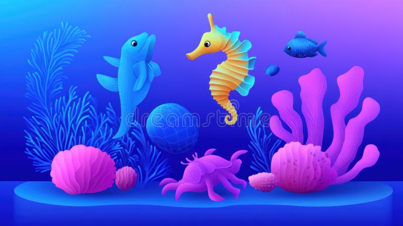 Υποβρύχιο Dreamscape απεικόνιση αποθεμάτων