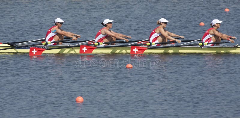 MONTEMOR-O-VELHO, PORTUGAL 11/09/2010. NAUNHEIM Regina FIECHTER Nora HAUSER Katja ERNST Martina, competing in the Women's Quadruple Sculls at the 2010 European Rowing Championships held at the Aquatic Centre, Montemor-o-Velho, Portugal. MONTEMOR-O-VELHO, PORTUGAL 11/09/2010. NAUNHEIM Regina FIECHTER Nora HAUSER Katja ERNST Martina, competing in the Women's Quadruple Sculls at the 2010 European Rowing Championships held at the Aquatic Centre, Montemor-o-Velho, Portugal.