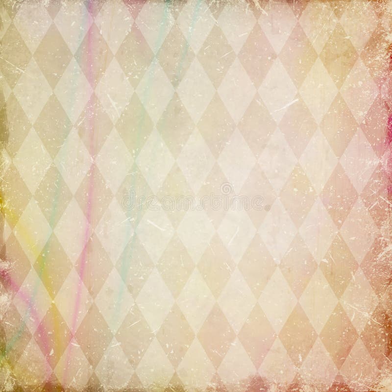 Grunge background with harlequin pattern, illustration. Grunge background with harlequin pattern, illustration