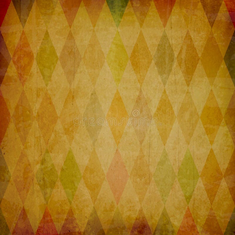 Grunge background with harlequin pattern, illustration. Grunge background with harlequin pattern, illustration