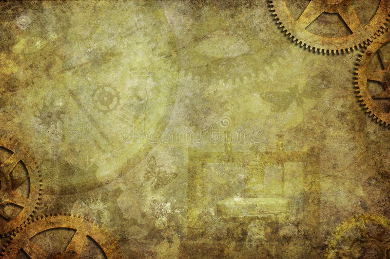 Υπόβαθρο Industrilal Steampunk στοκ εικόνα Υπόβαθρο Industrilal Steampunk στοκ εικόνα