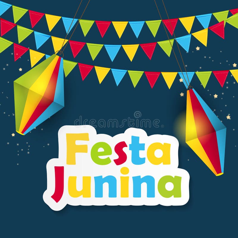 Υπόβαθρο junina Festa Σχέδιο φεστιβάλ της Βραζιλίας Ιούνιος για τη ευχετήρια κάρτα επίσης corel σύρετε το διάνυσμα απεικόνισης απεικόνιση αποθεμάτων Υπόβαθρο junina Festa Σχέδιο φεστιβάλ της Βραζιλίας Ιούνιος για τη ευχετήρια κάρτα επίσης corel σύρετε το διάνυσμα απεικόνισης απεικόνιση αποθεμάτων