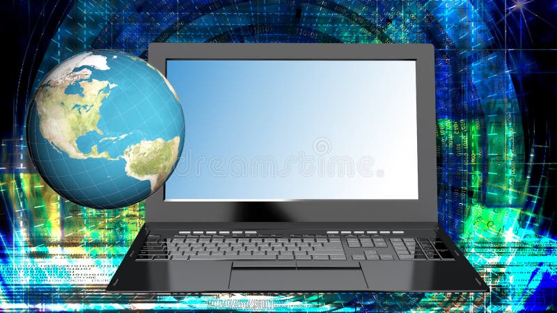 υψηλή ταχύτητα και υψηλό τεχνολογικό communicatio Διαδικτύου διανυσματική απεικόνιση