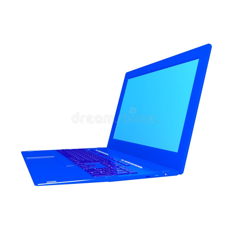 υψηλό σύγχρονο lap-top υπολογιστών Νέα τεχνολογία υπολογιστών στοκ φωτογραφία με δικαίωμα ελεύθερης χρήσης