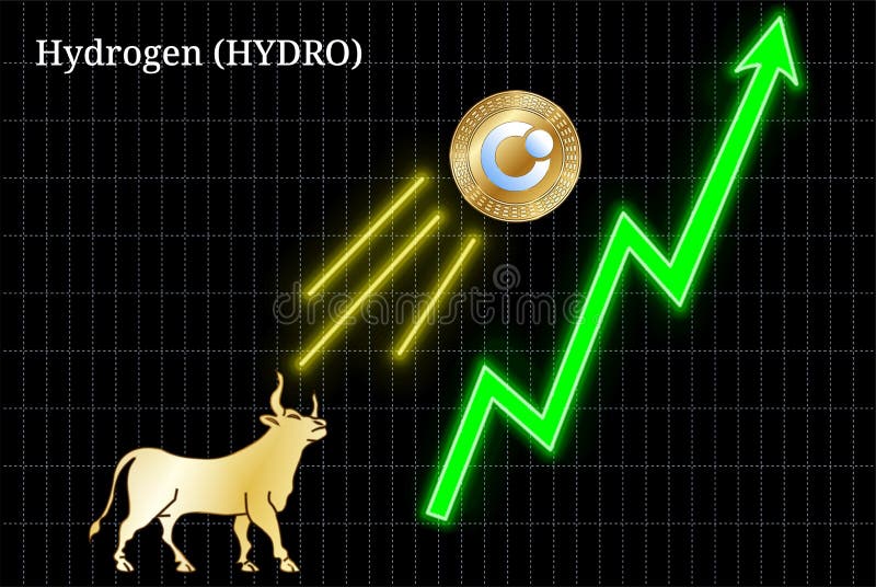 Υψωτικό διάγραμμα cryptocurrency υδρογόνου (ΥΔΡΟ) στοκ φωτογραφία με δικαίωμα ελεύθερης χρήσης Υψωτικό διάγραμμα cryptocurrency υδρογόνου (ΥΔΡΟ) στοκ φωτογραφία με δικαίωμα ελεύθερης χρήσης