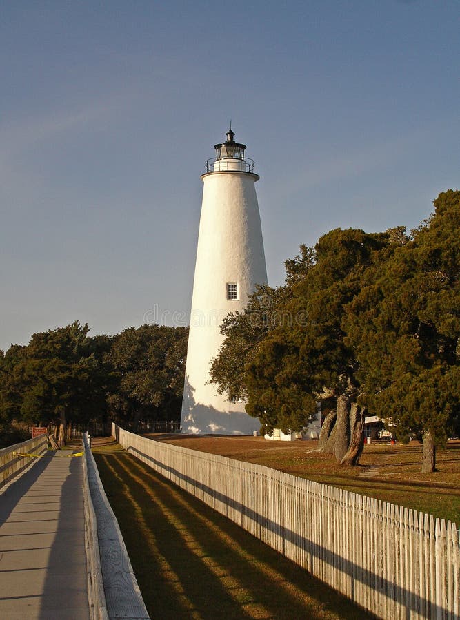 φάρος ocracoke στοκ φωτογραφίες φάρος ocracoke στοκ φωτογραφίες