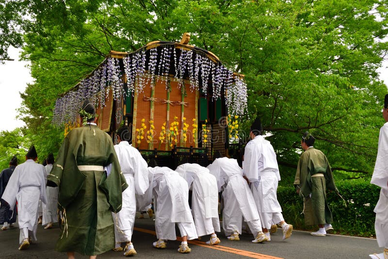 Φεστιβάλ hollyhock-matsuri Aoi, Κιότο Ιαπωνία στοκ εικόνα Φεστιβάλ hollyhock-matsuri Aoi, Κιότο Ιαπωνία στοκ εικόνα
