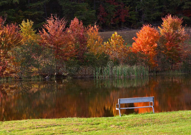 Autumn landscape in the Greenbrier State Park. Maryland. Autumn landscape in the Greenbrier State Park. Maryland.