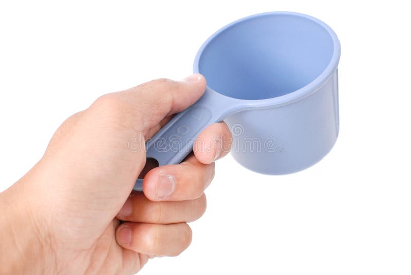 Hand with Measuring Cup ( 1-Cup ). Hand with Measuring Cup ( 1-Cup )