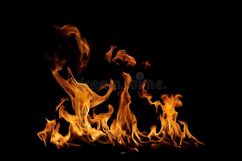 φλόγες που απομονώνονται στοκ εικόνες