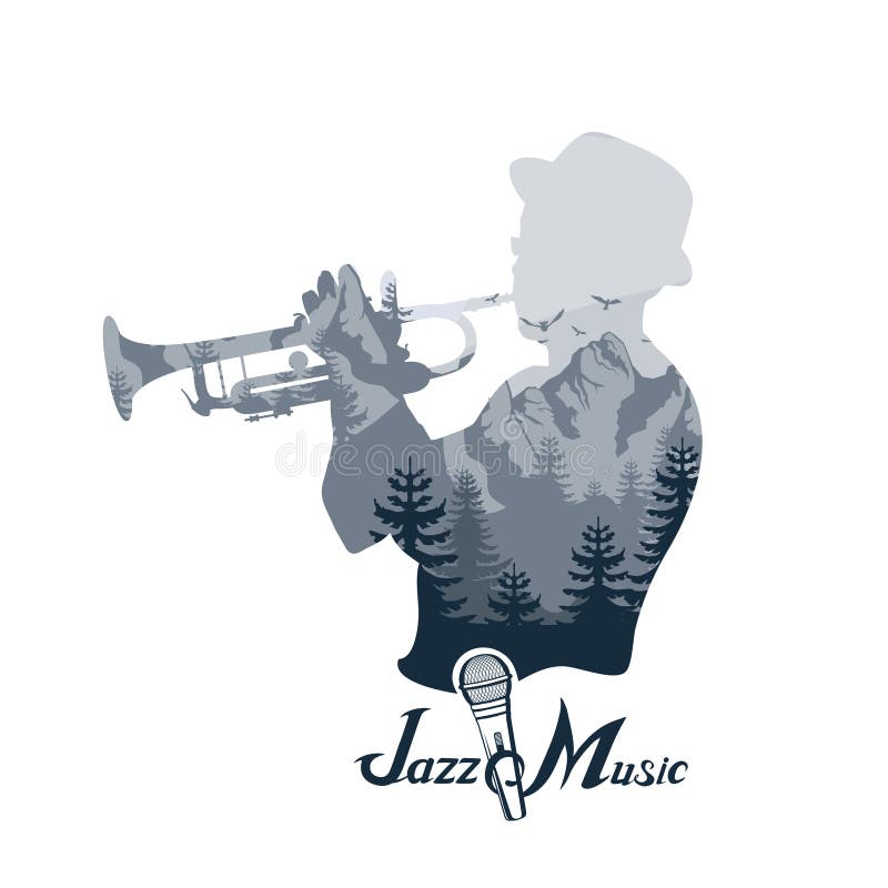 Φορέας της Jazz με τη σάλπιγγα Εικόνες της διπλής έκθεσης μουσικών μπλε σάλπιγγα W τόνου saxophone φορέων εστίασης δάχτυλων β Εγγ ελεύθερη απεικόνιση δικαιώματος Φορέας της Jazz με τη σάλπιγγα Εικόνες της διπλής έκθεσης μουσικών μπλε σάλπιγγα W τόνου saxophone φορέων εστίασης δάχτυλων β Εγγ ελεύθερη απεικόνιση δικαιώματος