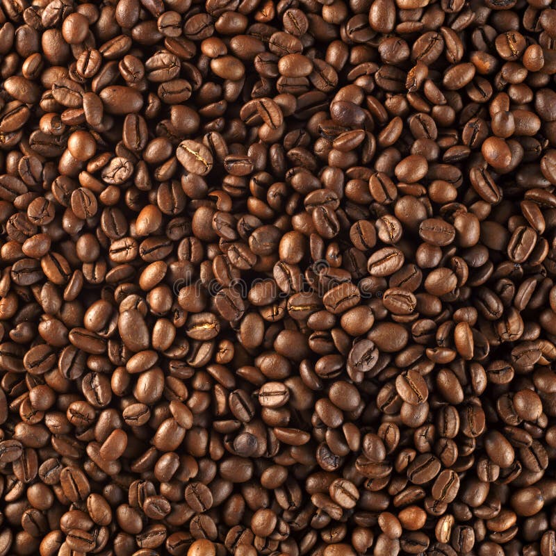 Close-up of fresh roasted coffee beans. Close-up of fresh roasted coffee beans