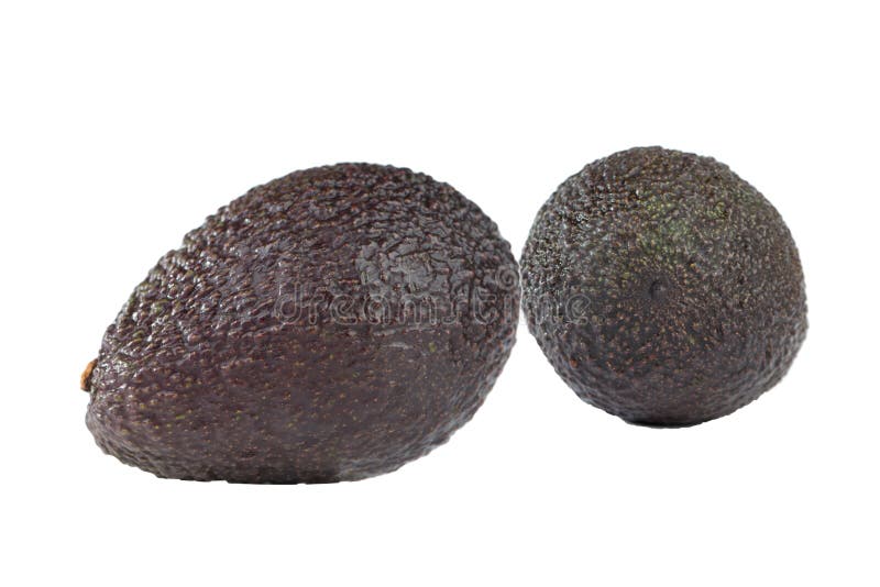 Φρούτα αβοκάντο στο λευκό