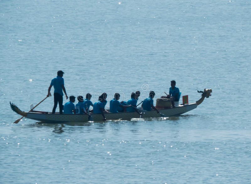 Φυλή βαρκών δράκων, έννοια εργασίας ομάδας στοκ εικόνες Φυλή βαρκών δράκων, έννοια εργασίας ομάδας στοκ εικόνες