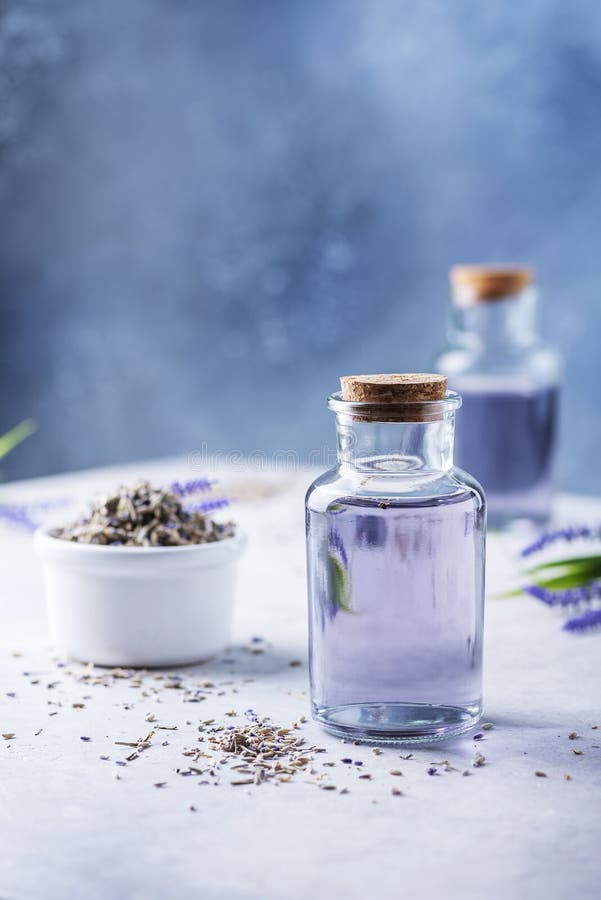 Concept of Aromateraphy with natural lavender oil, selective focus image. Concept of Aromateraphy with natural lavender oil, selective focus image