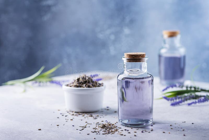 Concept of Aromateraphy with natural lavender oil, selective focus image. Concept of Aromateraphy with natural lavender oil, selective focus image