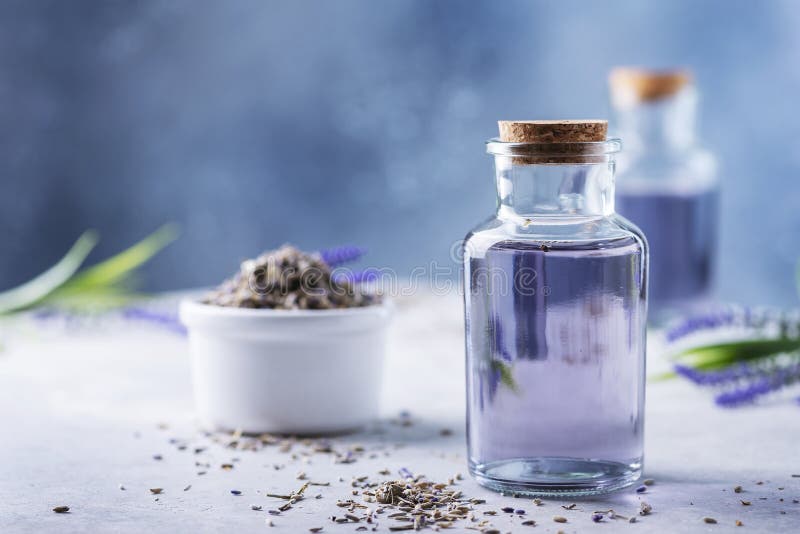 Concept of Aromateraphy with natural lavender oil, selective focus image. Concept of Aromateraphy with natural lavender oil, selective focus image