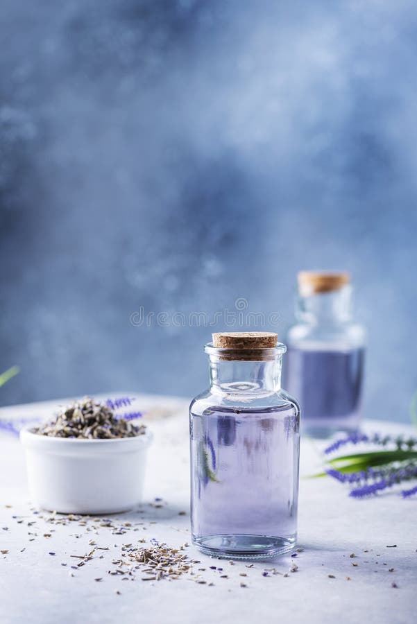 Concept of Aromateraphy with natural lavender oil, selective focus image. Concept of Aromateraphy with natural lavender oil, selective focus image