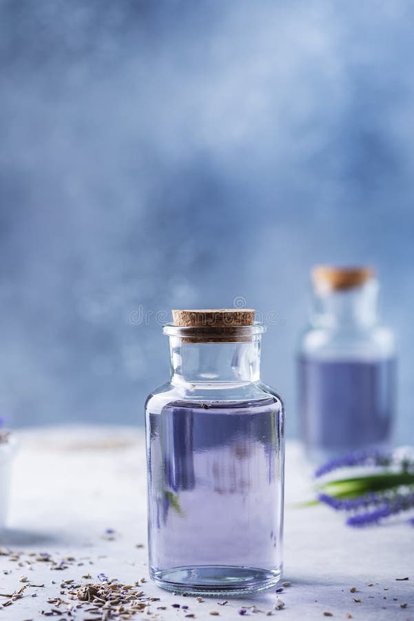 Concept of Aromateraphy with natural lavender oil, selective focus image. Concept of Aromateraphy with natural lavender oil, selective focus image