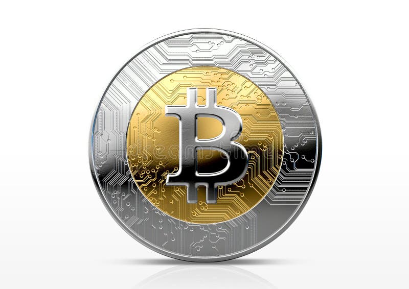 Φυσικό νόμισμα Cryptocurrency ελεύθερη απεικόνιση δικαιώματος