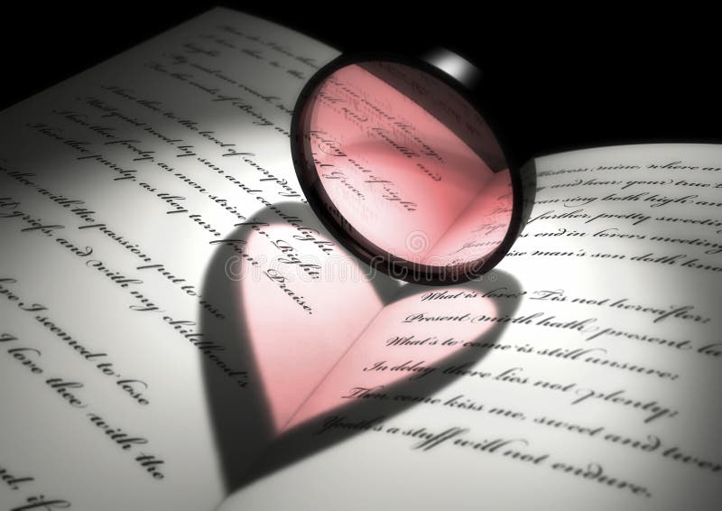 3d render of a book with a Shakespeare poetry on it with Light effect of a heart shape. 3d render of a book with a Shakespeare poetry on it with Light effect of a heart shape