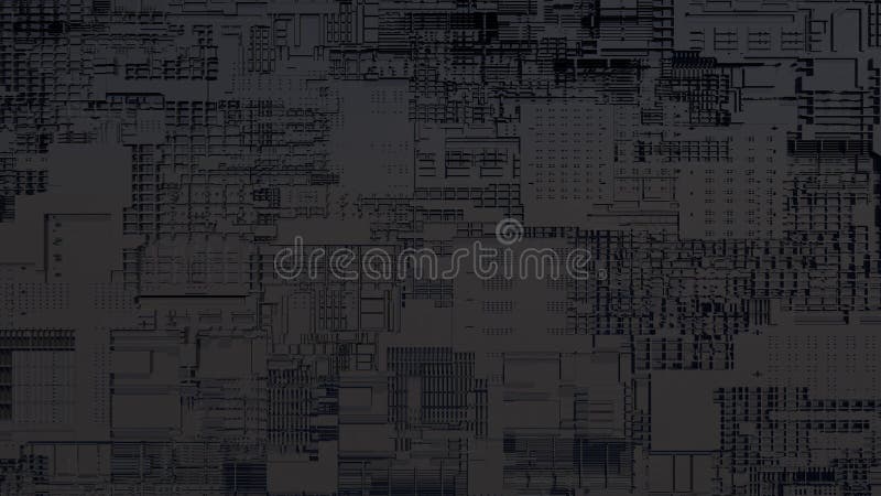 φόντο chip επεξεργαστή 3d. απεικόνιση με αφηρημένο τεχνολογικό μέταλλο μικροκύκλωμα και μικροτσίπ. έννοια τεχνητής νοημοσύνης τεχνητή νοημοσύνη. απεικόνιση 3d υψηλής ποιότητας