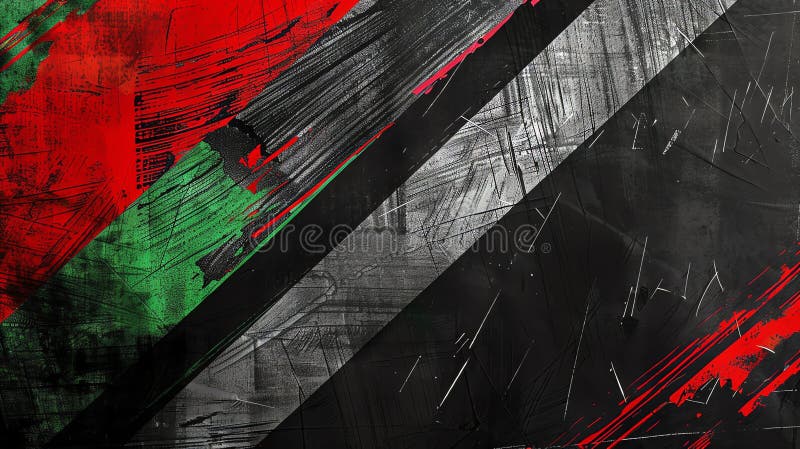 φόντο αφηρημένο κόκκινο τοίχωμα με υφή πράσινο λωρίδα στοκ φωτογραφίες