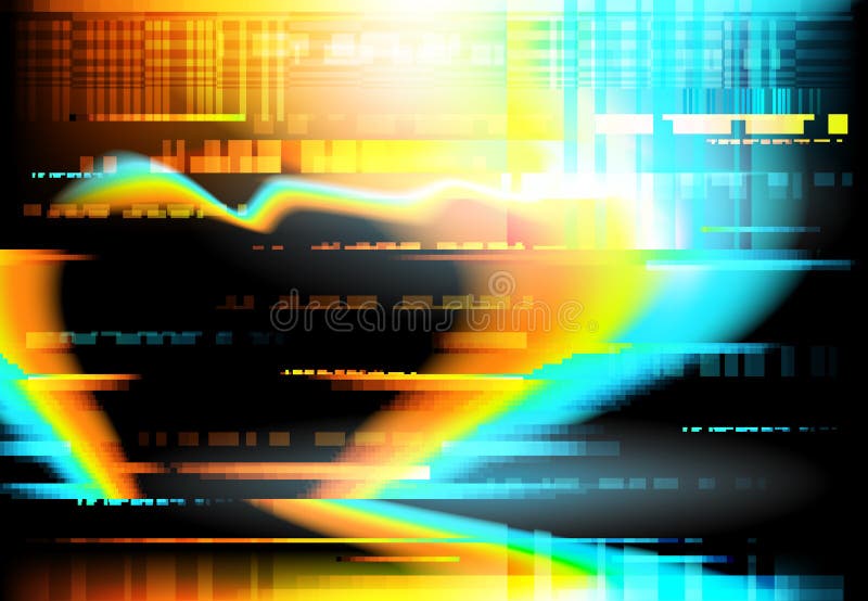 φόντο διανύσματος ψηφιακού λάμψης οθόνης lcd απεικόνιση αποθεμάτων