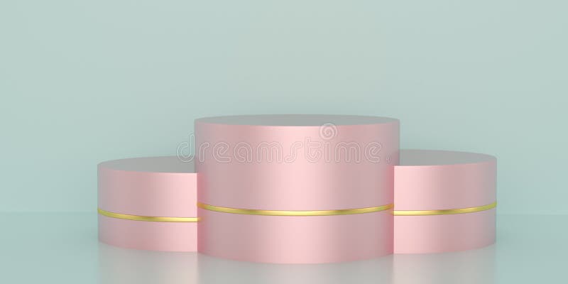 Φόντο σκηνής 3D αφηρημένης απόδοσης σταδίου προϊόντος 3D απεικόνιση 3δ ελεύθερη απεικόνιση δικαιώματος