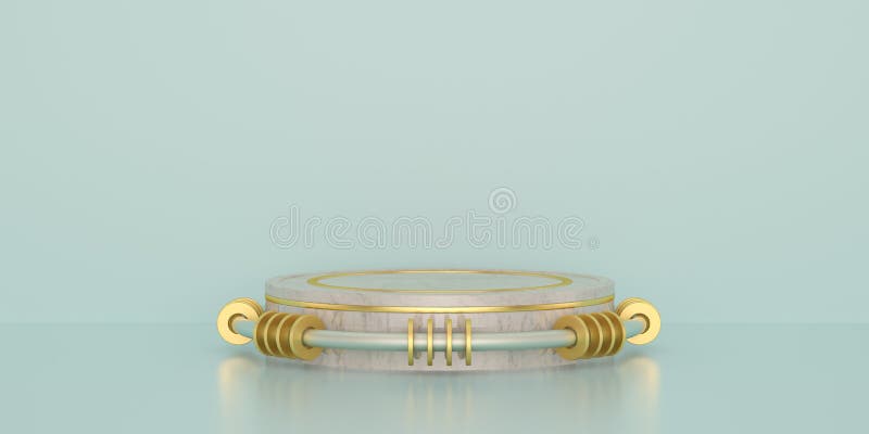 Φόντο σκηνής 3D αφηρημένης απόδοσης σταδίου προϊόντος 3D απεικόνιση 3δ ελεύθερη απεικόνιση δικαιώματος