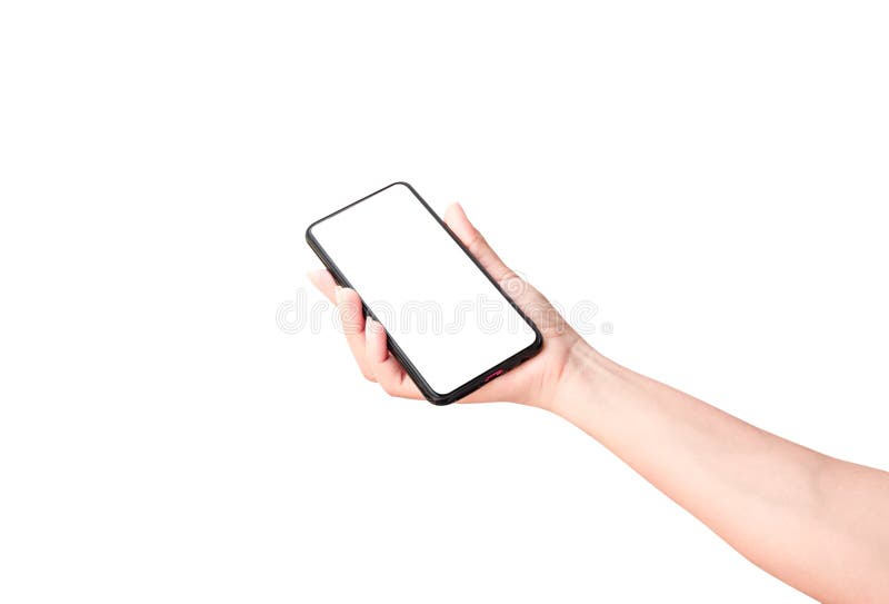 Χέρι γυναικών που κρατά το μαύρο smartphone στοκ φωτογραφίες με δικαίωμα ελεύθερης χρήσης Χέρι γυναικών που κρατά το μαύρο smartphone στοκ φωτογραφίες με δικαίωμα ελεύθερης χρήσης