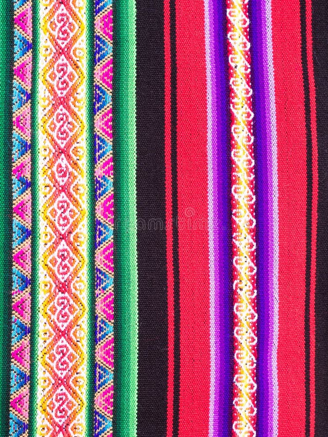 Χαρακτηριστικό αιθιοπικό hand-woven ζωηρόχρωμο ύφασμα στοκ εικόνα