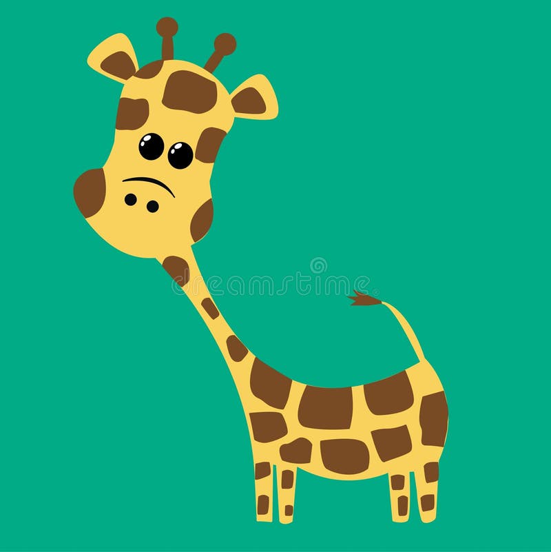 χαριτωμένο giraffe λίγα απεικόνιση αποθεμάτων χαριτωμένο giraffe λίγα απεικόνιση αποθεμάτων