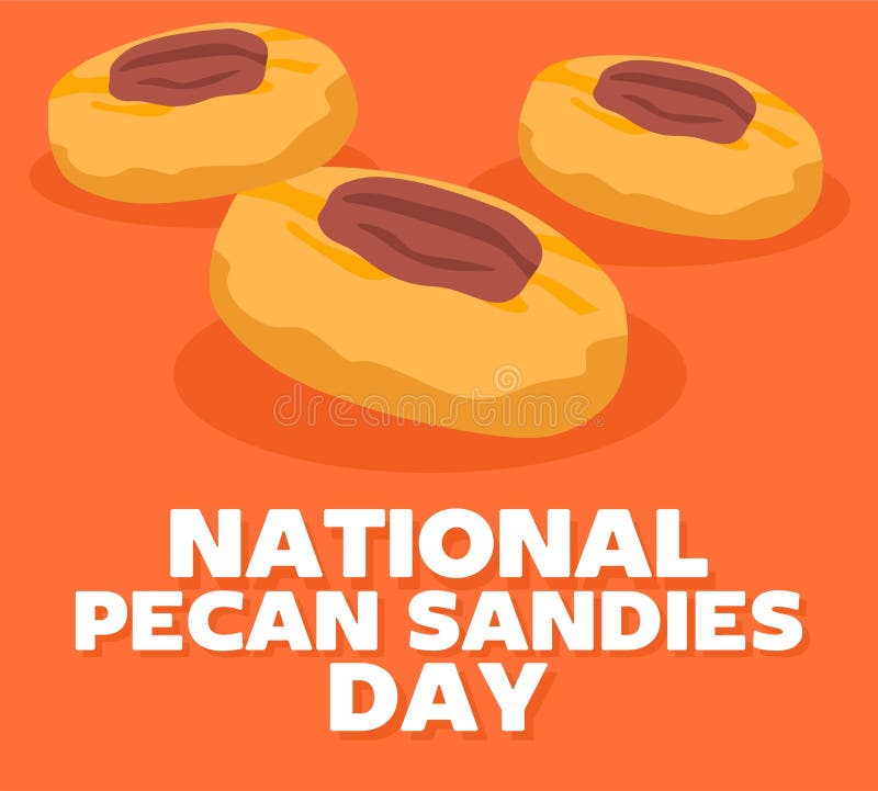 χαρούμενη ημέρα για το εθνικό pecan sandies με πεντανόστιμες καραμέλες pecan. χαρούμενη εθνική γιορτή pecan sandies με πεντανόστιμο έκσταση pecan sandies