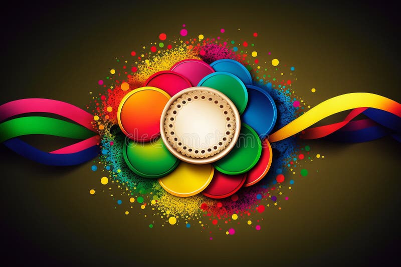 χαρούμενος raksha bandhan γιορτή όμορφη εθνική σχεδίαση πανό ή γενίκευση φόντου.