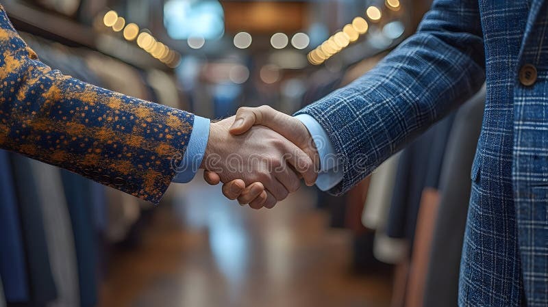 Χειραψία επιχείρησης διανυσματική απεικόνιση