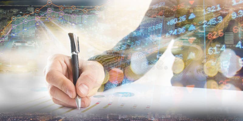 Χρηματοδότηση, έννοια κατάθεσης ο επιχειρηματίας τεκμηριώνει τα σημάδια Αφηρημένη εικόνα του οικονομικού συστήματος με την εκλεκτ στοκ εικόνα Χρηματοδότηση, έννοια κατάθεσης ο επιχειρηματίας τεκμηριώνει τα σημάδια Αφηρημένη εικόνα του οικονομικού συστήματος με την εκλεκτ στοκ εικόνα