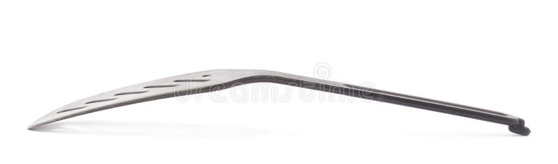 Χρησιμοποιημένο μαύρο πλαστικό spatula που απομονώνεται στοκ εικόνα με δικαίωμα ελεύθερης χρήσης Χρησιμοποιημένο μαύρο πλαστικό spatula που απομονώνεται στοκ εικόνα με δικαίωμα ελεύθερης χρήσης