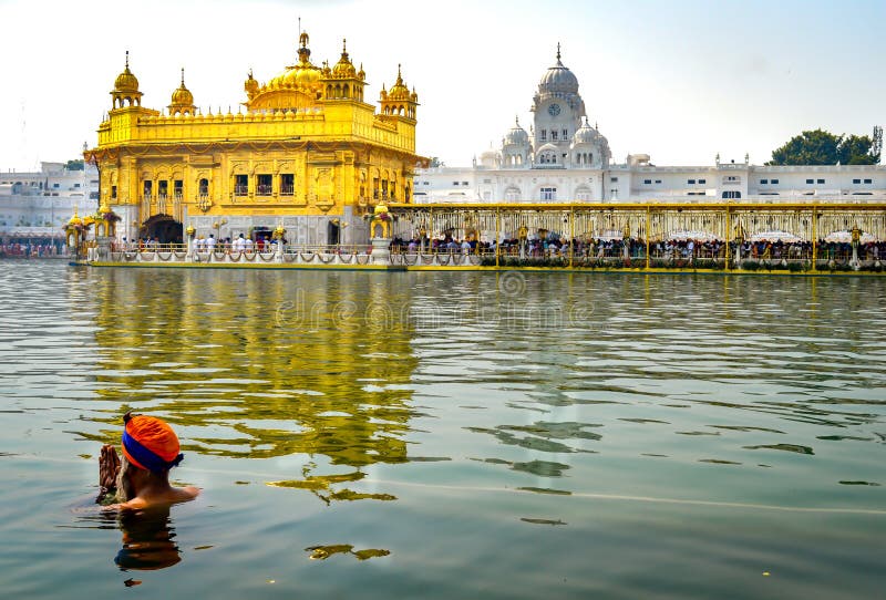 Χρυσός ναός Amritsar Ινδία στοκ φωτογραφίες