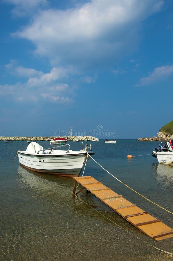 ψαράς βαρκών στοκ εικόνες