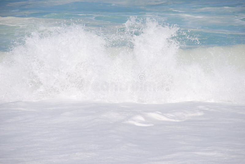Close up of a white ocean wave. Close up of a white ocean wave