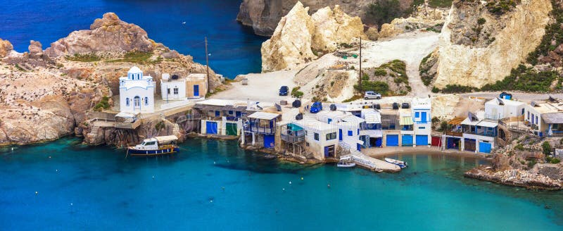 Όμορφα ελληνικά νησιά - Μήλος στοκ εικόνες Όμορφα ελληνικά νησιά - Μήλος στοκ εικόνες