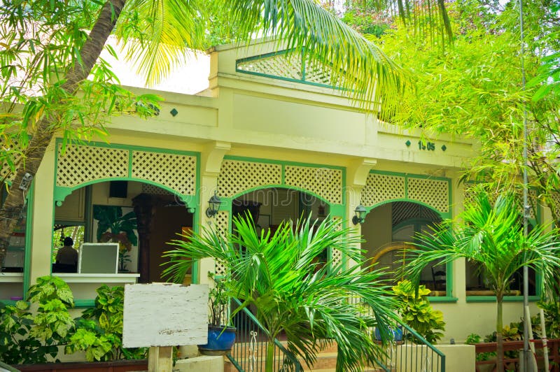 Όμορφα σπίτια σε Philipsburg, ST Maarten στοκ φωτογραφίες με δικαίωμα ελεύθερης χρήσης