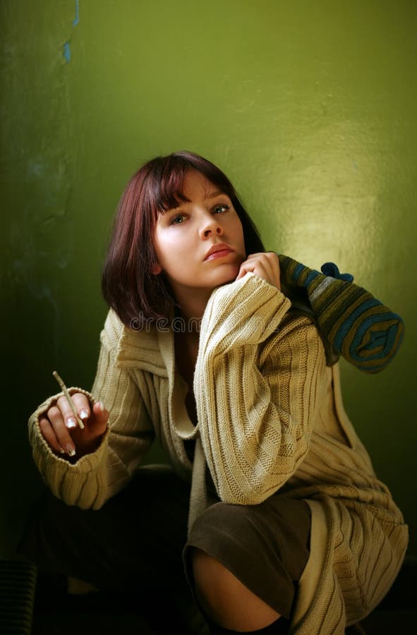 όμορφο brunette στοκ εικόνα όμορφο brunette στοκ εικόνα