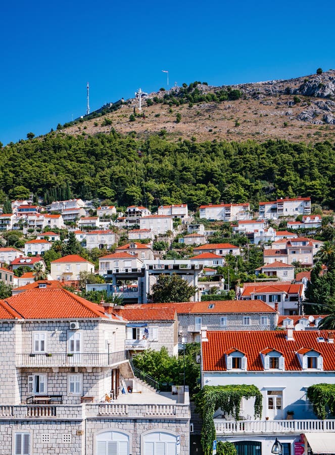 Όμορφο κτίριο του Ντουμπρόβνικ, Κροατία στοκ φωτογραφία