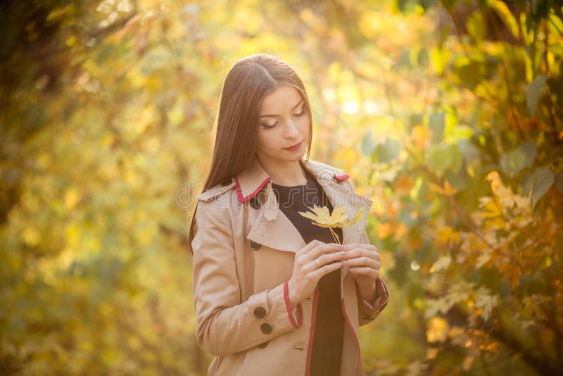 Όμορφοι ευτυχείς νέοι περίπατοι brunette στοκ εικόνες με δικαίωμα ελεύθερης χρήσης Όμορφοι ευτυχείς νέοι περίπατοι brunette στοκ εικόνες με δικαίωμα ελεύθερης χρήσης