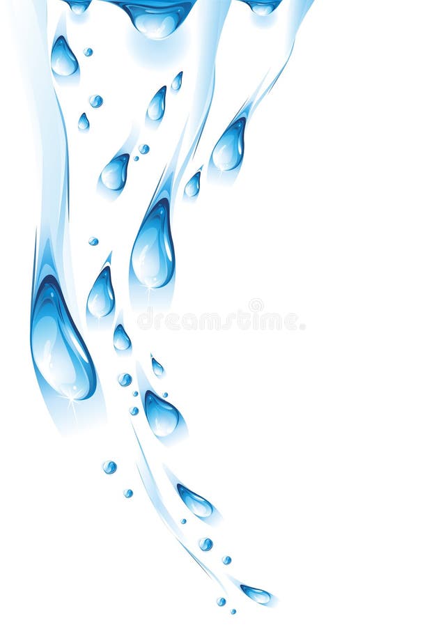 Water drops on glass. Vector illustration. Water drops on glass. Vector illustration.